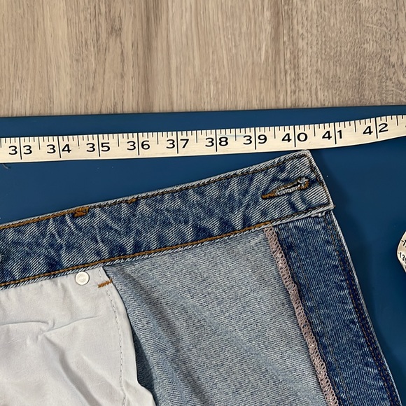 Asymmetrical Denim Skirt - Picture 3 of 4